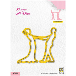 NELLIES Stanzform Präge Stanzschablone Scrapbooking Cutting Die, Couple SD280